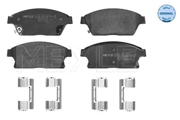 Brake Pad Set, disc brake (025 250 3418/W)