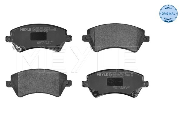 Brake Pad Set, disc brake (025 237 6617/W)