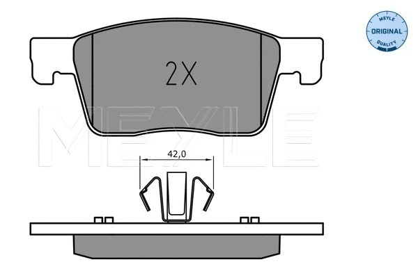 Brake Pad Set, disc brake (025 223 4519)