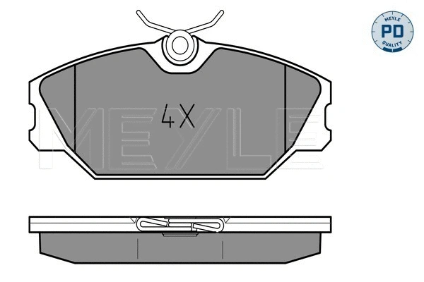 Brake Pad Set, disc brake (025 231 7218/PD)