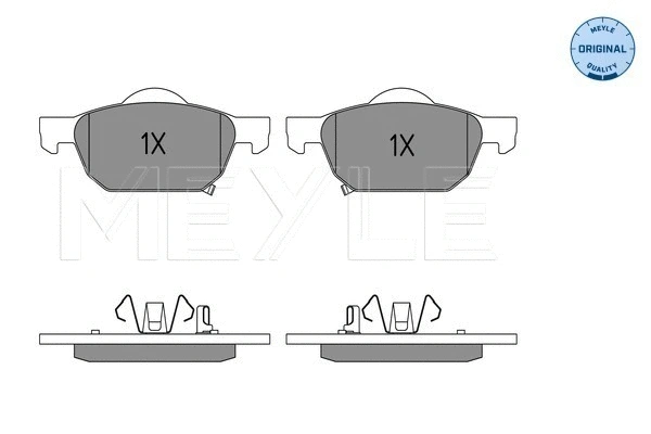 Brake Pad Set, disc brake (025 247 9617/W)