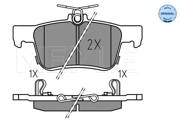 Brake Pad Set, disc brake (025 224 2915)