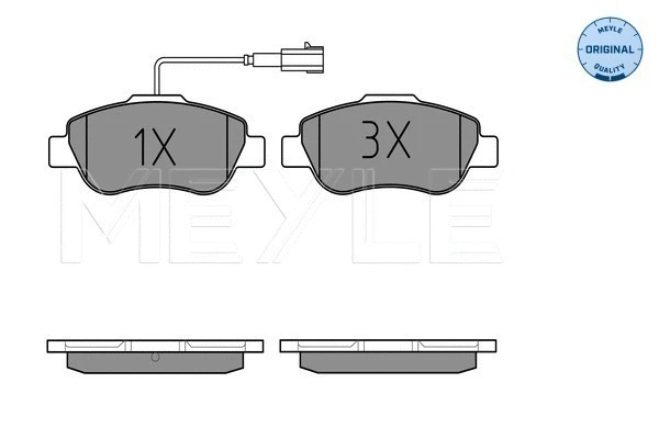 Brake Pad Set, disc brake (025 240 7218)