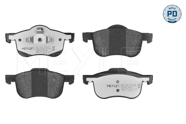 Brake Pad Set, disc brake (025 230 7318/PD)