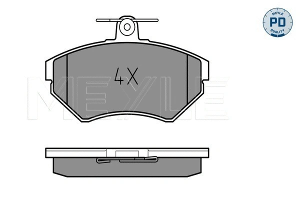 Brake Pad Set, disc brake (025 219 4519/PD)