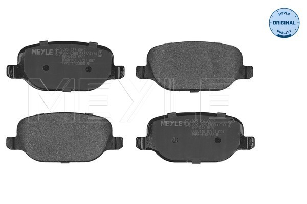 Brake Pad Set, disc brake (025 237 6017)