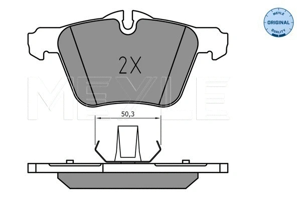 Brake Pad Set, disc brake (025 240 7920)