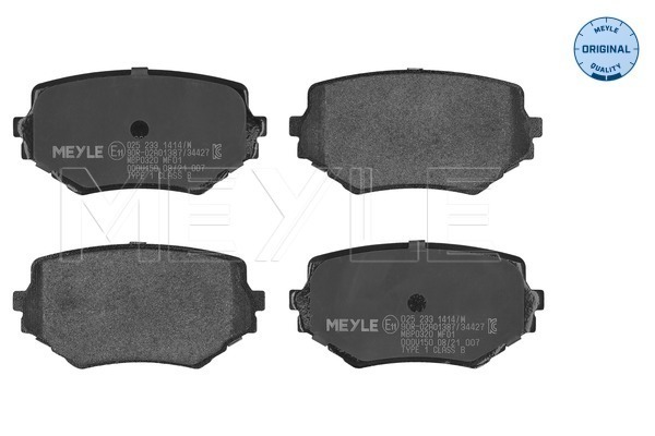 Brake Pad Set, disc brake (025 233 1414/W)