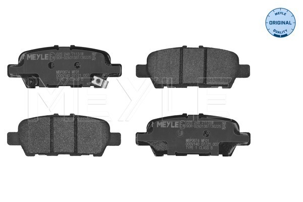 Brake Pad Set, disc brake (025 248 7113/W)