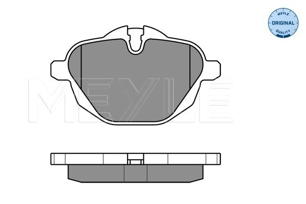 Brake Pad Set, disc brake (025 245 6118)
