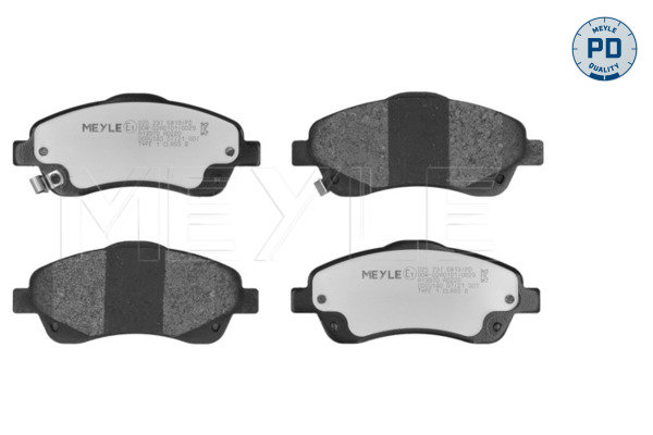 Brake Pad Set, disc brake (025 237 6819/PD)