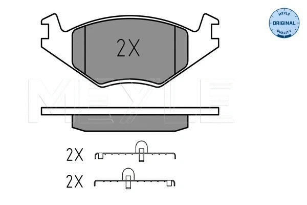Brake Pad Set, disc brake (025 208 8717)