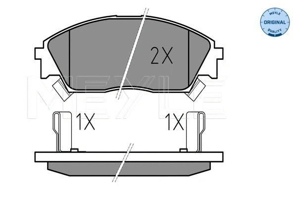 Brake Pad Set, disc brake (025 213 2215/W)