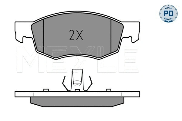 Brake Pad Set, disc brake (025 238 4218/PD)