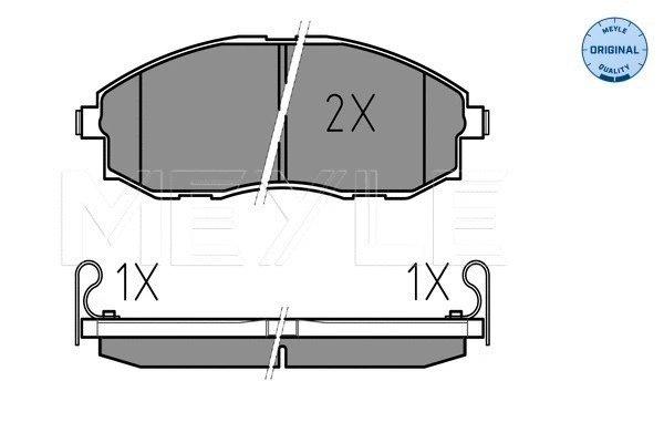 Brake Pad Set, disc brake (025 235 3617/W)
