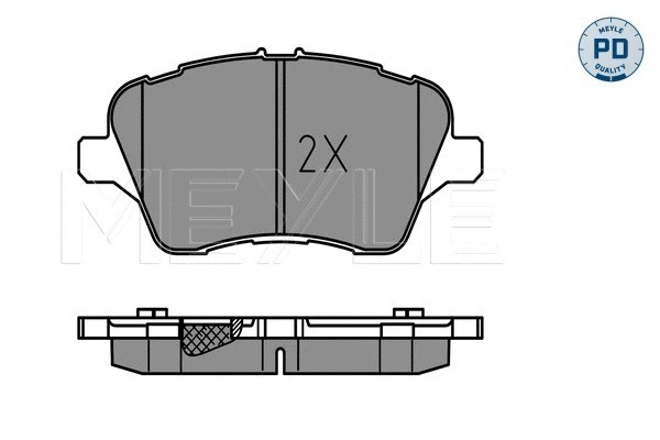 Brake Pad Set, disc brake (025 251 3417/PD)
