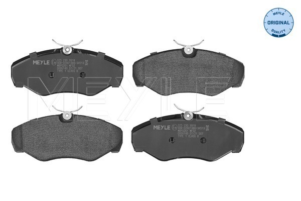 Brake Pad Set, disc brake (025 230 9918)