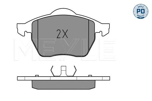 Brake Pad Set, disc brake (025 218 4819/PD)