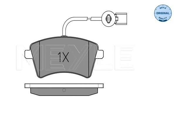 Brake Pad Set, disc brake (025 252 9118)