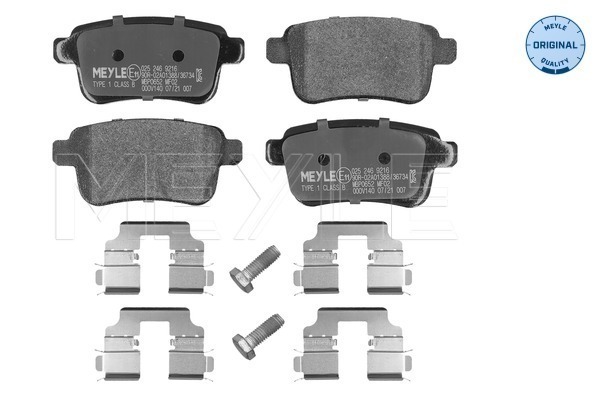 Brake Pad Set, disc brake (025 246 9216)