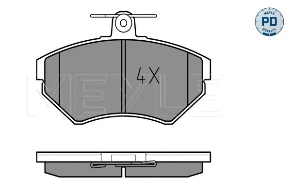 Brake Pad Set, disc brake (025 219 4516/PD)