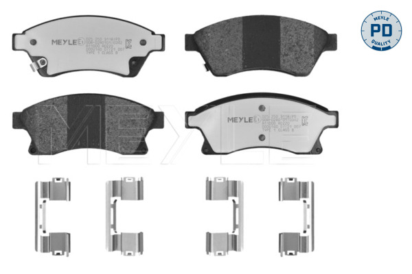 Brake Pad Set, disc brake (025 250 3118/PD)