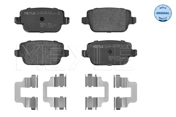 Brake Pad Set, disc brake (025 245 3715)
