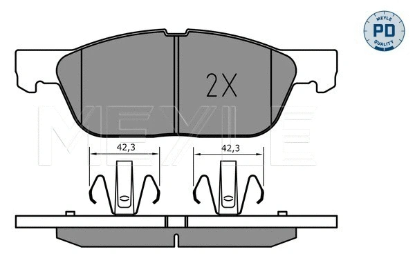Brake Pad Set, disc brake (025 224 1219)
