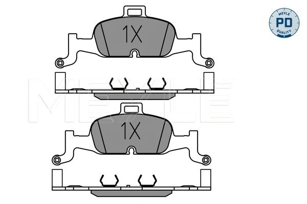 Brake Pad Set, disc brake (025 224 0216/PD)