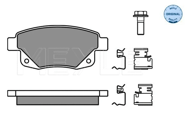 Brake Pad Set, disc brake (025 244 8617/W)