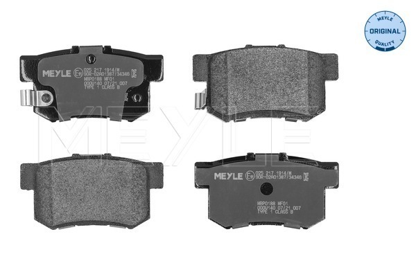 Brake Pad Set, disc brake (025 217 1914/W)