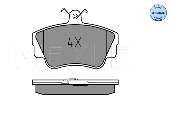 Brake Pad Set, disc brake (025 212 1717)