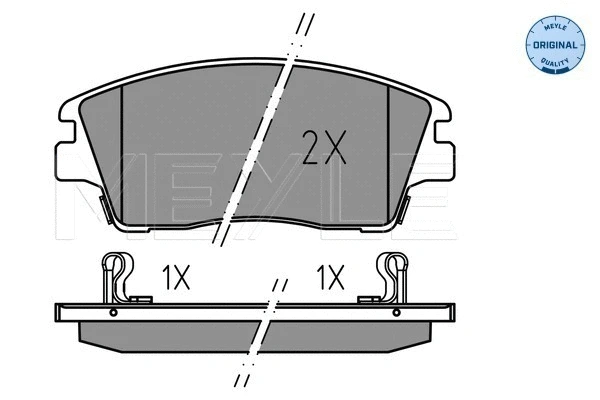 Brake Pad Set, disc brake (025 223 2917)