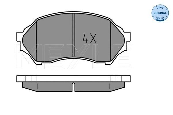Brake Pad Set, disc brake (025 234 9016)