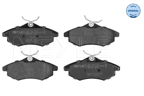 Brake Pad Set, disc brake (025 234 0719)