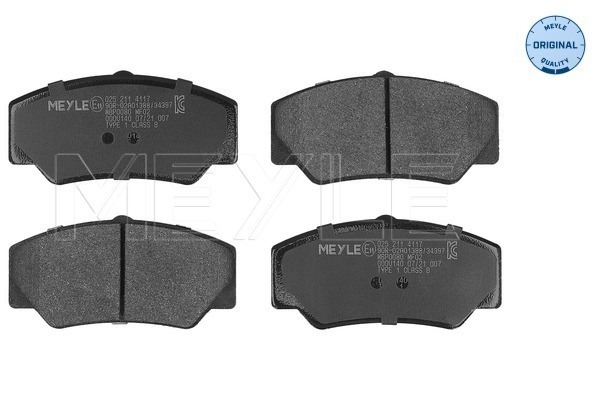 Brake Pad Set, disc brake (025 211 4117)