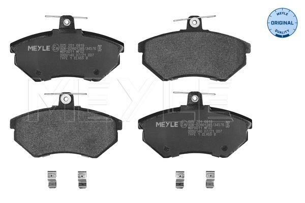 Brake Pad Set, disc brake (025 201 6819)
