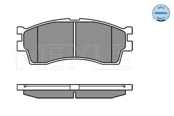 Brake Pad Set, disc brake (025 238 7316/W)