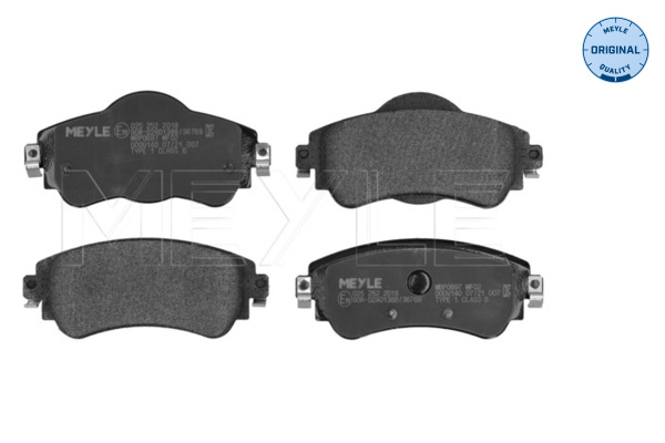 Brake Pad Set, disc brake (025 252 2018)