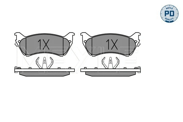 Brake Pad Set, disc brake (025 231 8917/PD)