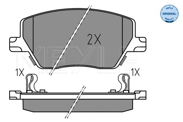 Brake Pad Set, disc brake (025 223 9719)
