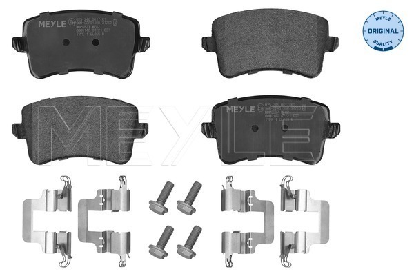 Brake Pad Set, disc brake (025 246 0617/K1)