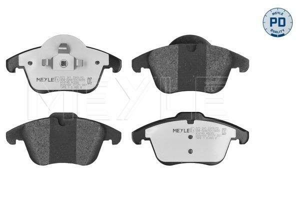 Brake Pad Set, disc brake (025 241 2319/PD)