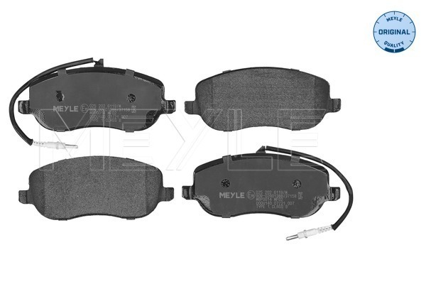 Brake Pad Set, disc brake (025 202 6119/W)
