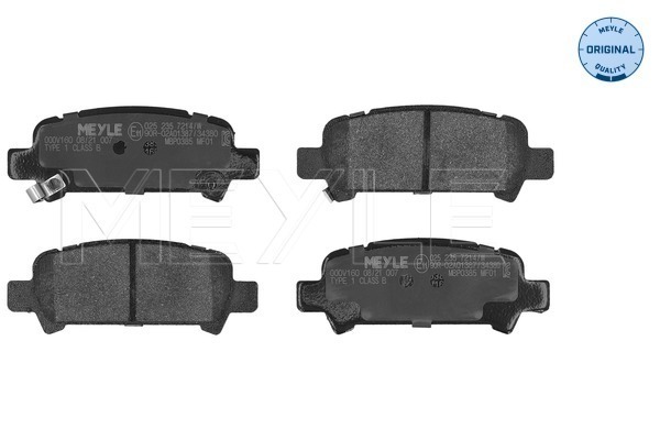 Brake Pad Set, disc brake (025 235 7214/W)
