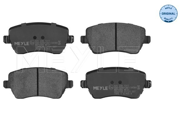 Brake Pad Set, disc brake (025 239 7317)