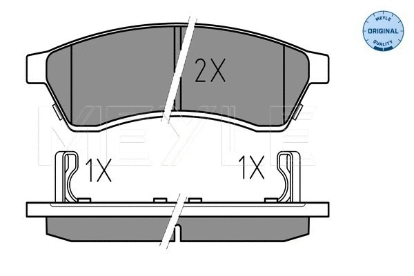 Brake Pad Set, disc brake (025 247 4414/W)