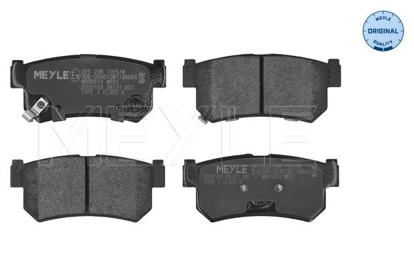 Brake Pad Set, disc brake (025 236 7315/W)