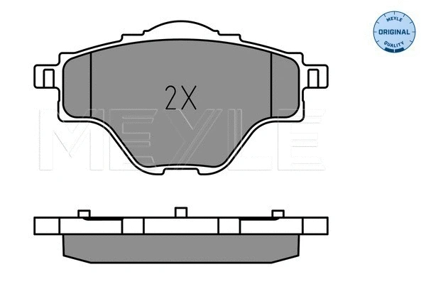 Brake Pad Set, disc brake (025 258 2717)
