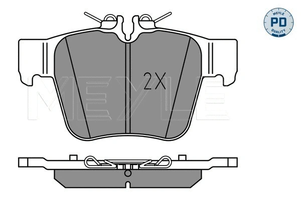 Brake Pad Set, disc brake (025 224 2316/PD)